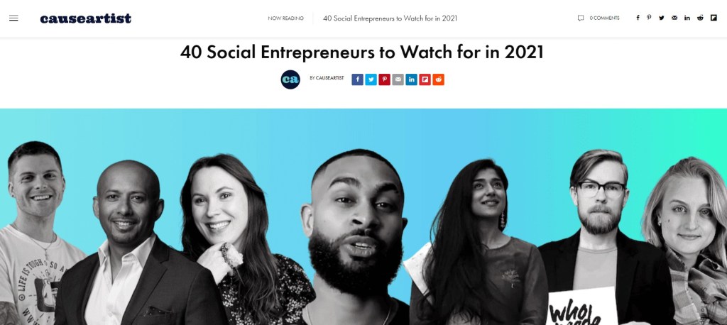40 Entrepreneurs to Watch in&nbsp;2021