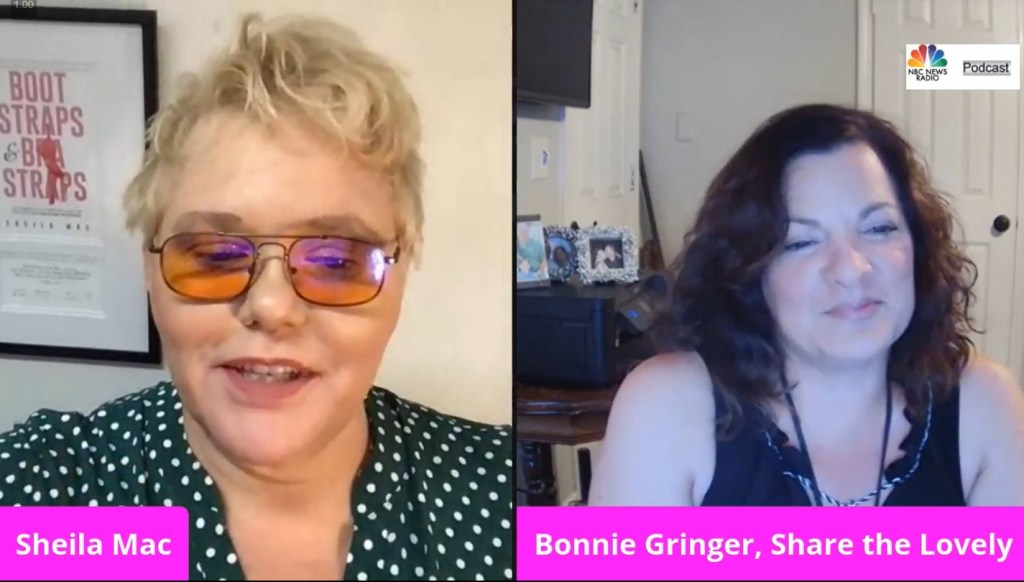 Sheila Mac NBC Bootstraps and Bra Straps Share the Lovely Bonnie Gringer